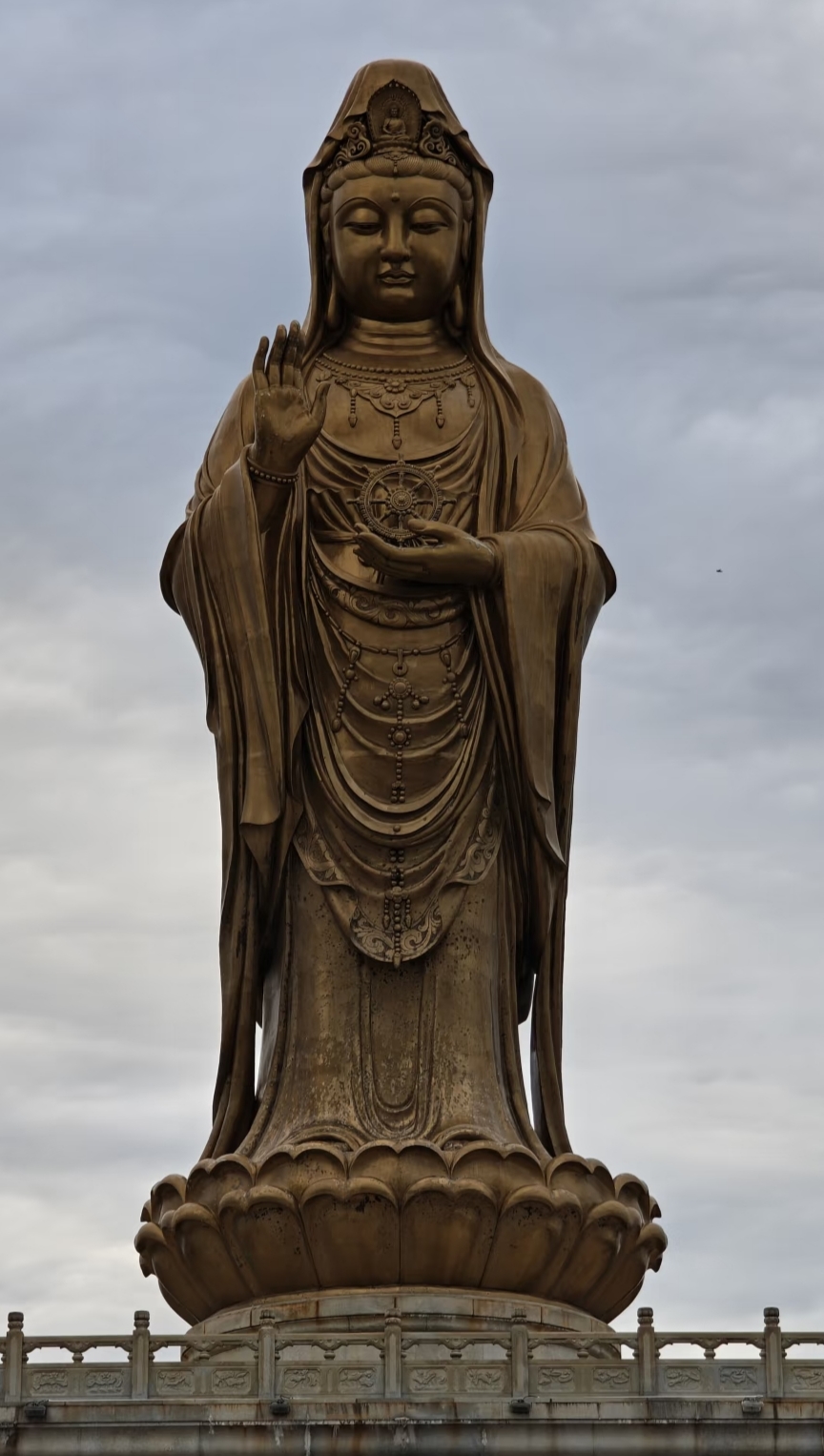 Nanhai Guanyin statue on Mount Putuo