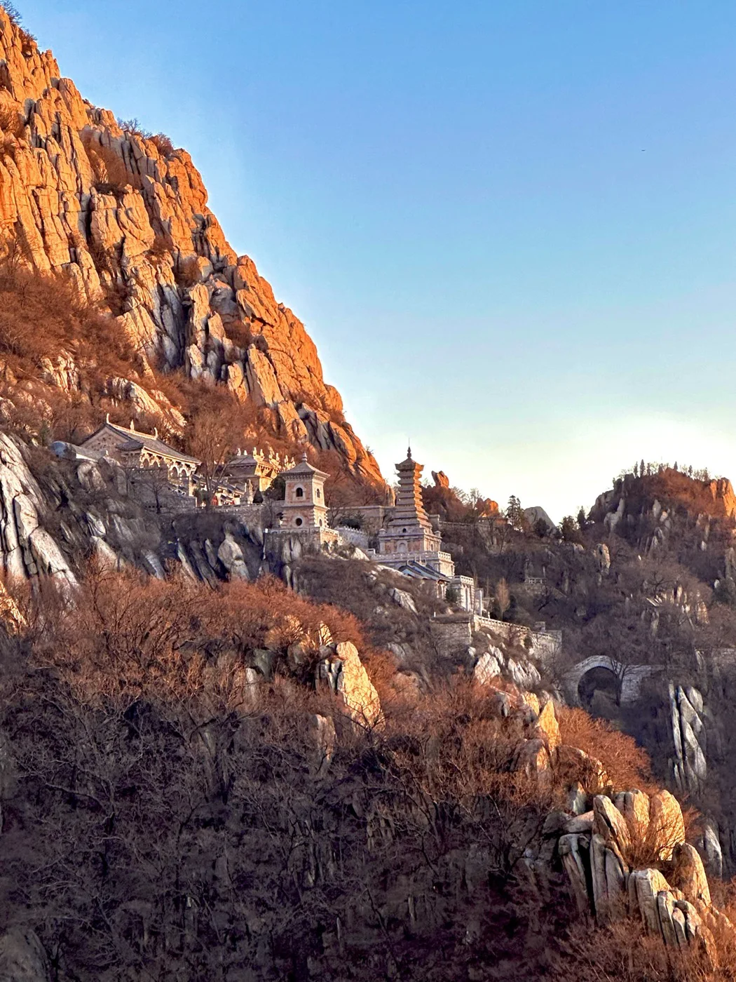 Mount Song mountain scenery in China
