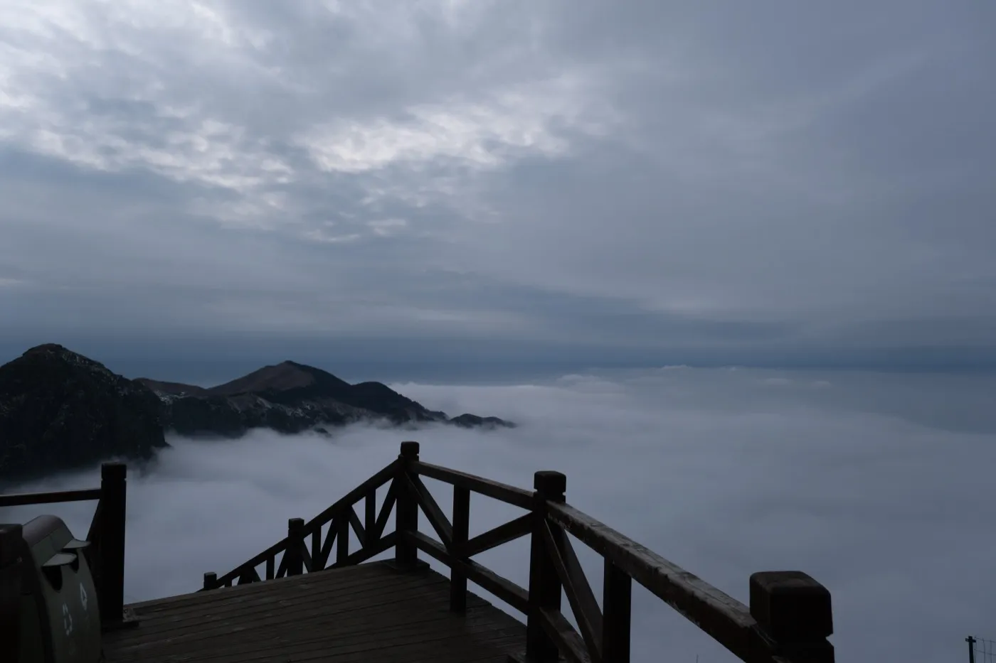Sea of clouds at Wugong Mountain in Pingxiang, Jiangxi