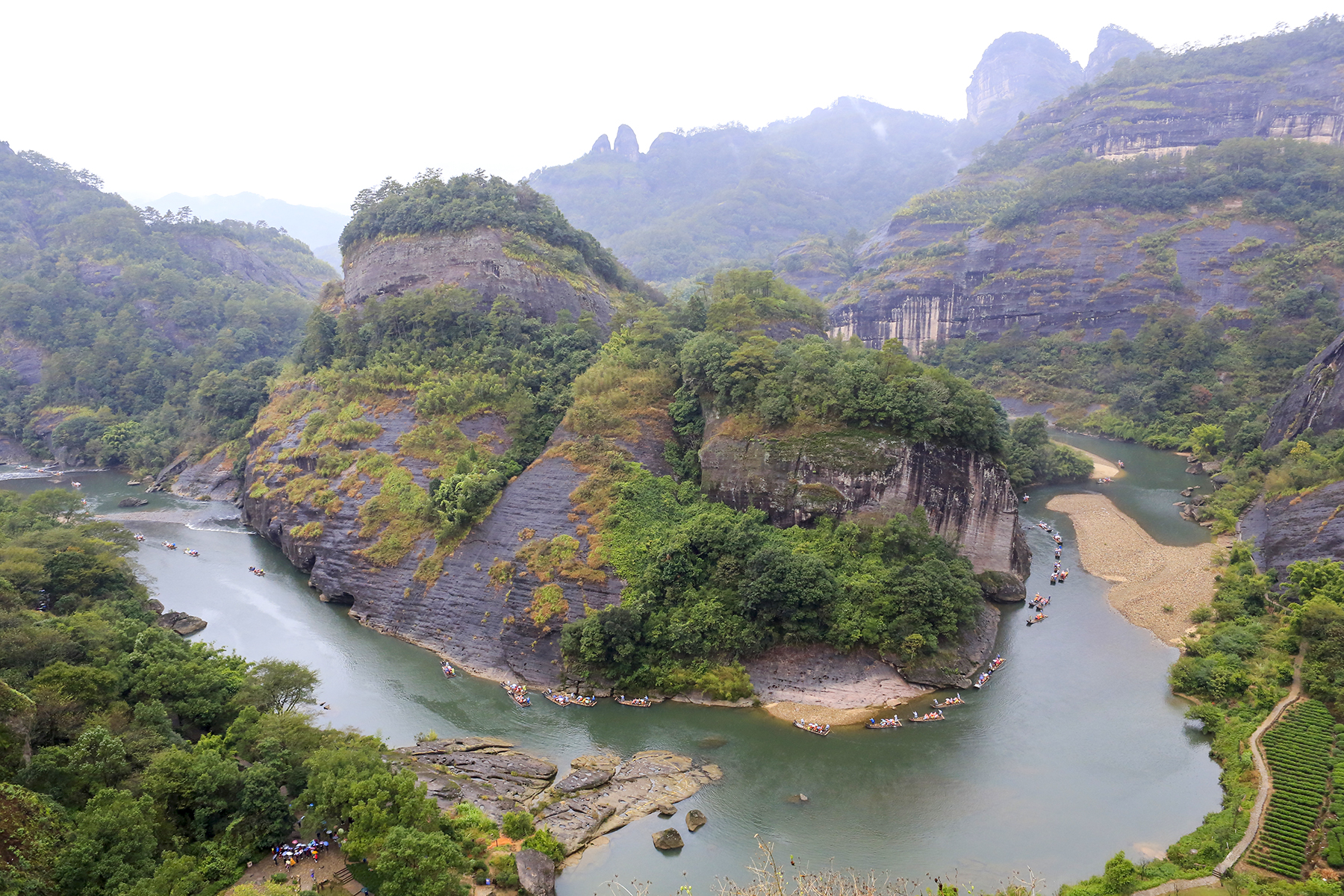 Nine-Bend Stream in Mount Wuyi