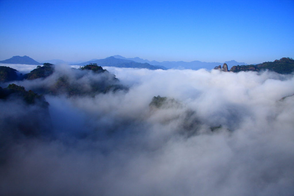 Wuyi Mountain mountain scenery in China